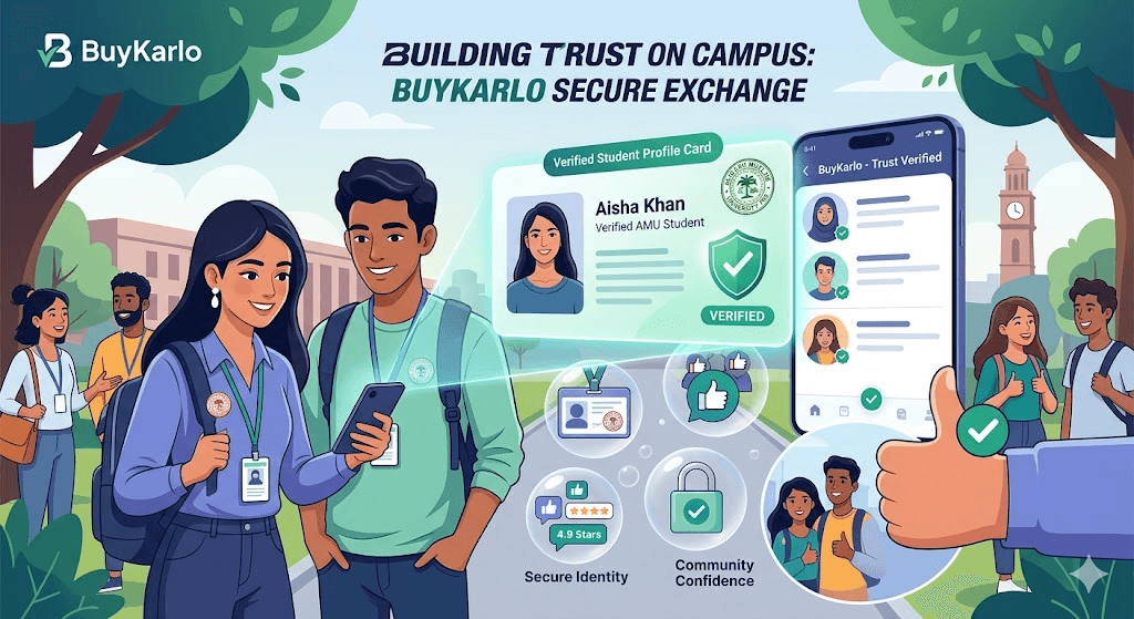 AMU students using BuyKarlo for trusted campus exchange