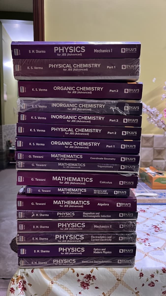 Selling JEE(mains+advance) Preparation Books