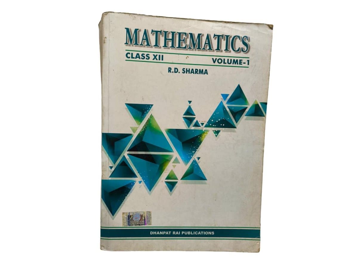 BuyKarlo: RD Sharma Maths Vol 1 Class 12 Book - Like New